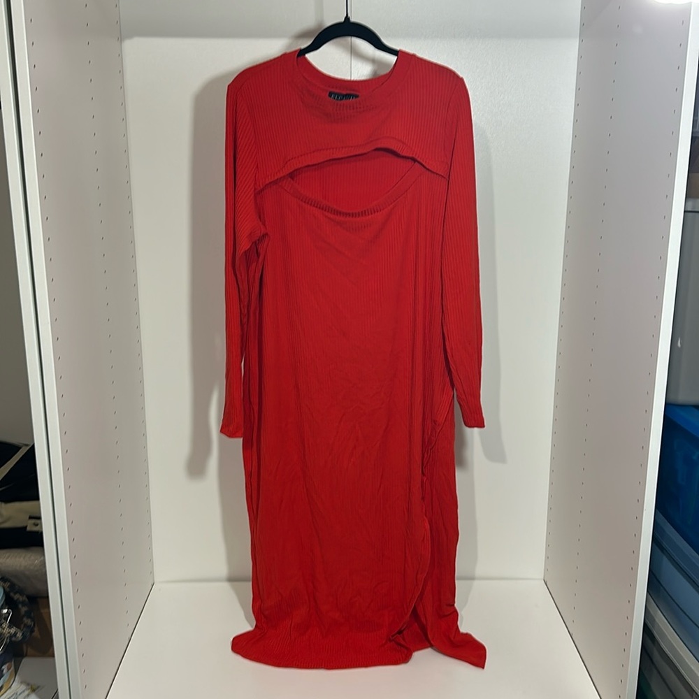 Eloquii Long Sleeve Dress